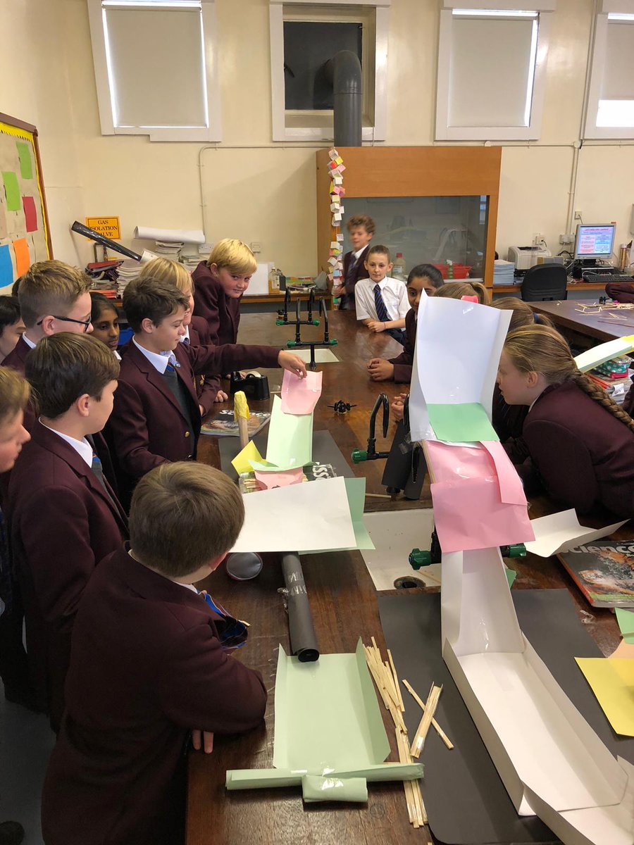 stmarys_college's tweet photo. Our Year 7 Physicists have been learning about energy transfers, focusing on converting gravitational potential energy into kinetic energy to make marble roller coasters! #Physics #Science #RollerCoasters #UseYourMarbles #OutstandingResults #ExceptionalIndividuals https://t.co/5B13WRSCH7