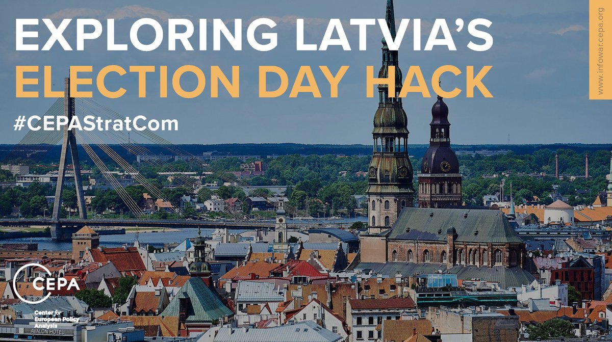 cepa's tweet photo. .@udre_anna unpacks a new pro-Russian election day hack, this time in #Latvia. https://t.co/Hh5Cm5VUob #CEPAStratCom https://t.co/sCnCOCEi7M
