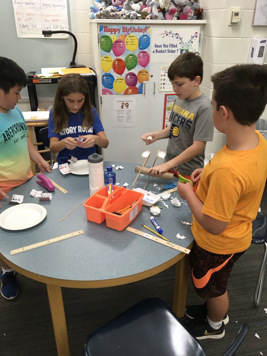 TeamMrsMoser's tweet photo. Exploring renewable energy by building windmills and water wheels #STEM #cleanenergy #makerspace #realworldproblems https://t.co/UWVSGqwG4O