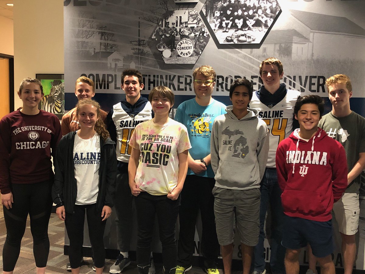 Ten of our <a href="/SalineHS/">Saline High School</a> students have been commended to the 2018 National Merit Scholarship Program. #SASCompass
Read more here: salineschools.org/Core/News/Arti…