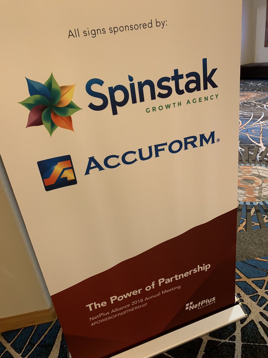 Accuform's tweet image. #NetPlusAlliance