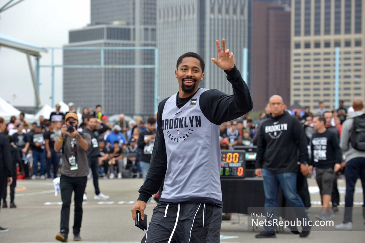 NetsRepublic's tweet photo. #NetsNation, Can you believe it's only 8⃣ Days until regular season #NetsTipOff ?
.@SDinwiddie_25 (Spencer Dinwiddie) AKA #TheMayor
#BrooklynNets #NetsNation #Nets #NBA #BasketBall
#WeAreNetsRepublic #WeCameToPlay #WeGoHard #BrooklynGrit https://t.co/zR3SX6hPOT