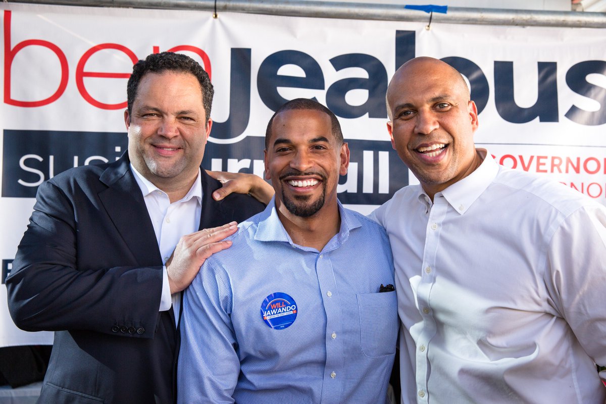 willjawando's tweet photo. I’m honored to have the official endorsement of my friend, Senator @CoryBooker. Senator Booker is a progressive champion working to expand equality and opportunity at the national level, and I look forward to doing my part here in Maryland. #TeamJawando #MoCoPromise #BlueWaveMoCo https://t.co/7Q8kRThSCP