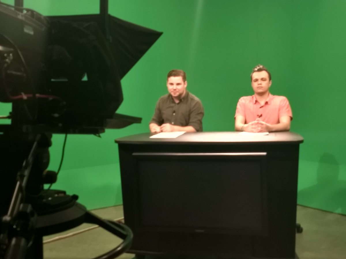 B_Scared_UNT's tweet photo. Ghoul mourning goblins! Here's a behind the scenes look at the making of the #bscared olympics! Our fiendish experts are keeping a close eye out to see if the final girl escapes! #BehindtheScenes #halloween #champions https://t.co/sH81y6Q3f6