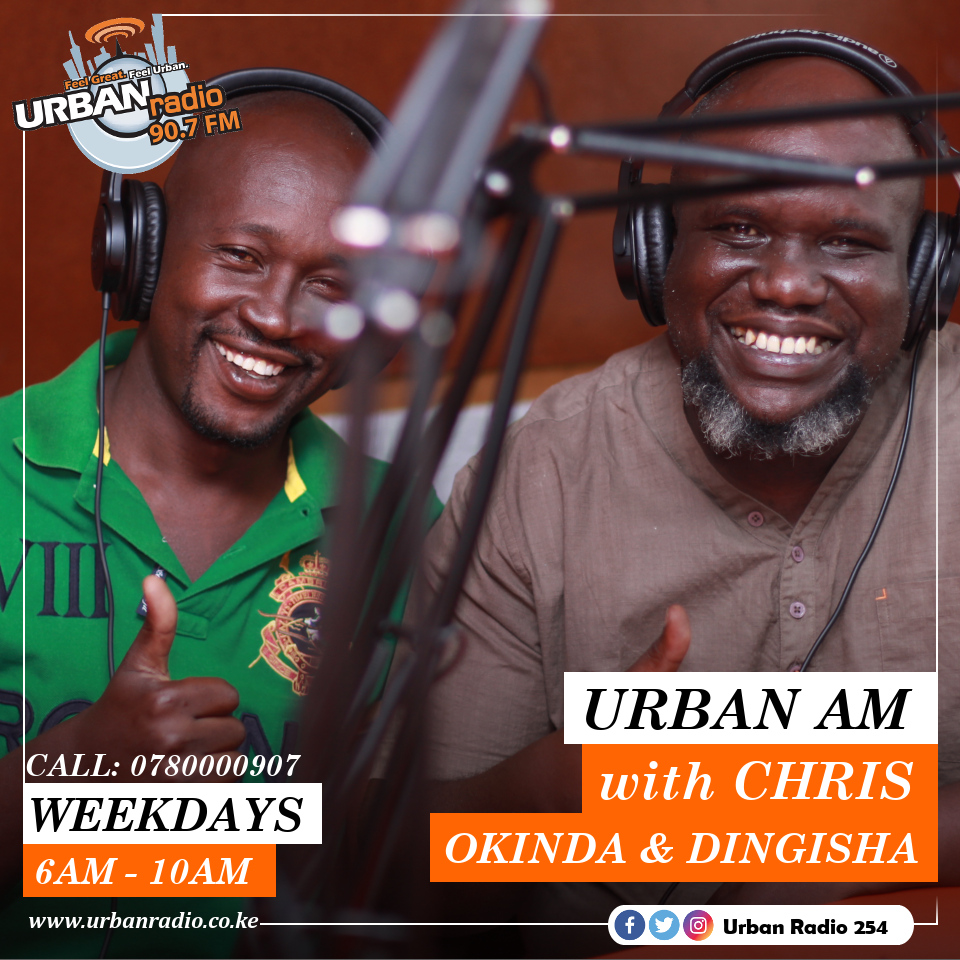 UrbanRadio254's tweet photo. @ChrisOkind and Dingish are live on the #UrbanAM. Where are you listening from and whats your plan for the day being a holiday? #KeepItUrban https://t.co/kXFRK4WRNI