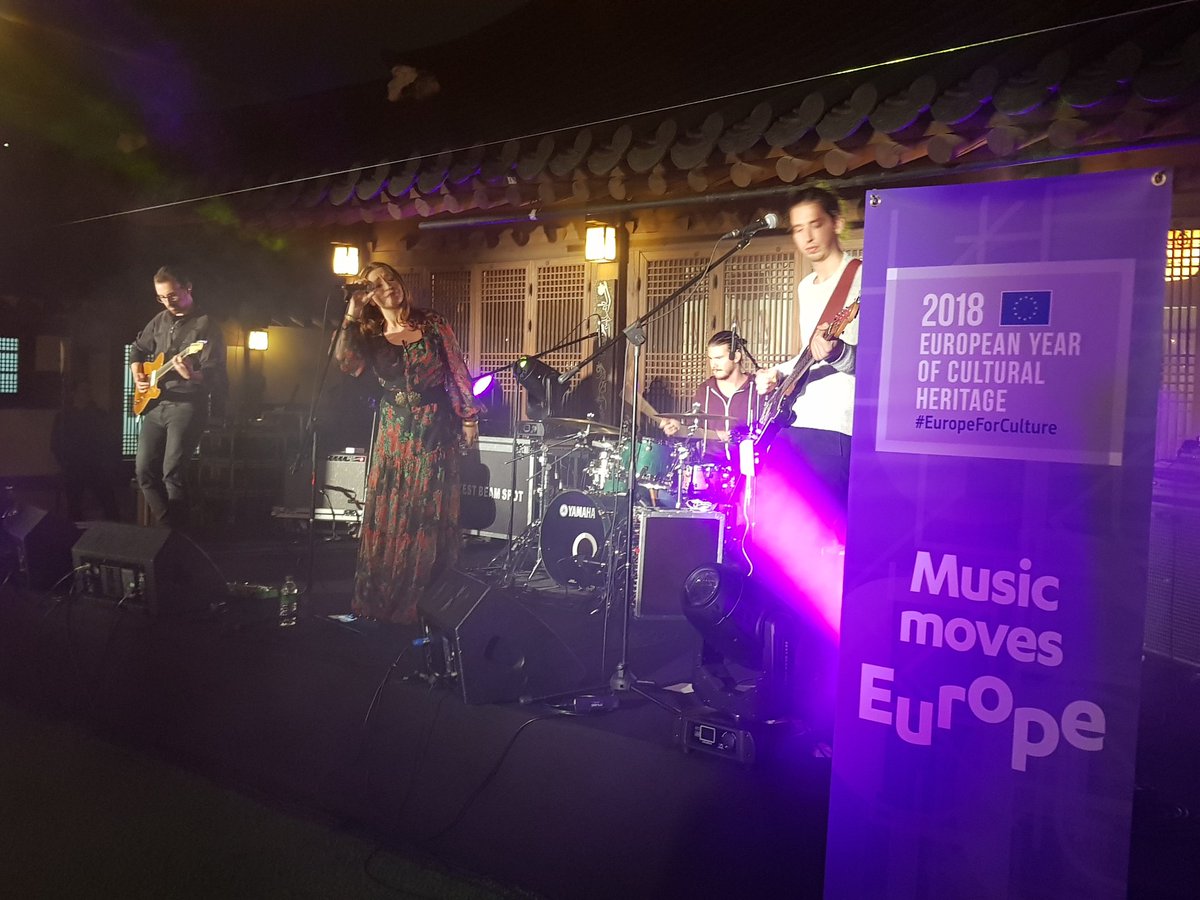 MonicaUrian's tweet photo. Fantastic #EUMusicNight at #PAMS2018 #MusicMovesEurope @europe_creative @euinkorea @CultExtRel #CultureForEurope. Thanks @WhyOhVai @MongoozATM & DJ Dollkraut! ๐๐๐บ https://t.co/3LA7R4KiJm