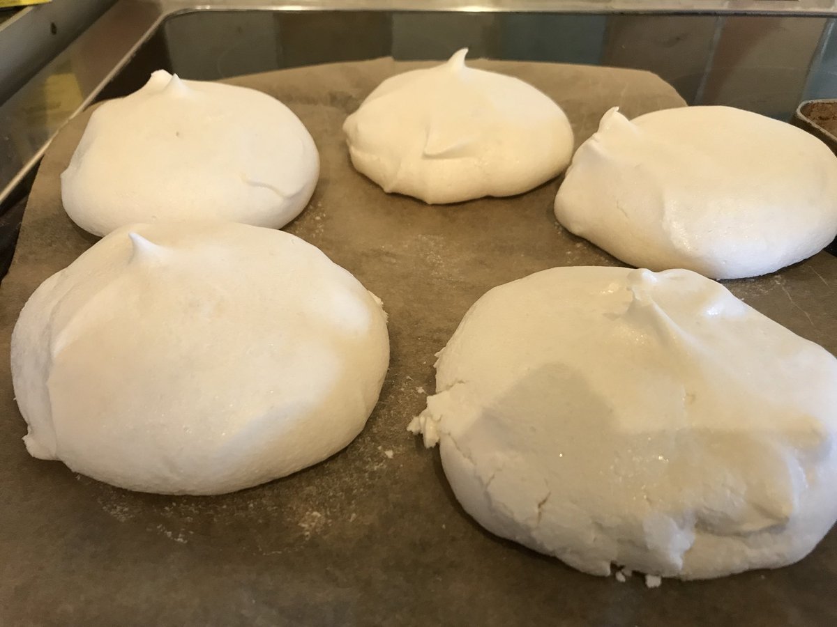cccchefccc's tweet photo. Vegan week tonight on #GBBO . Daughter has created these vegan Meringues . Can’t wait to try them!! https://t.co/ExJ3OdMCA1