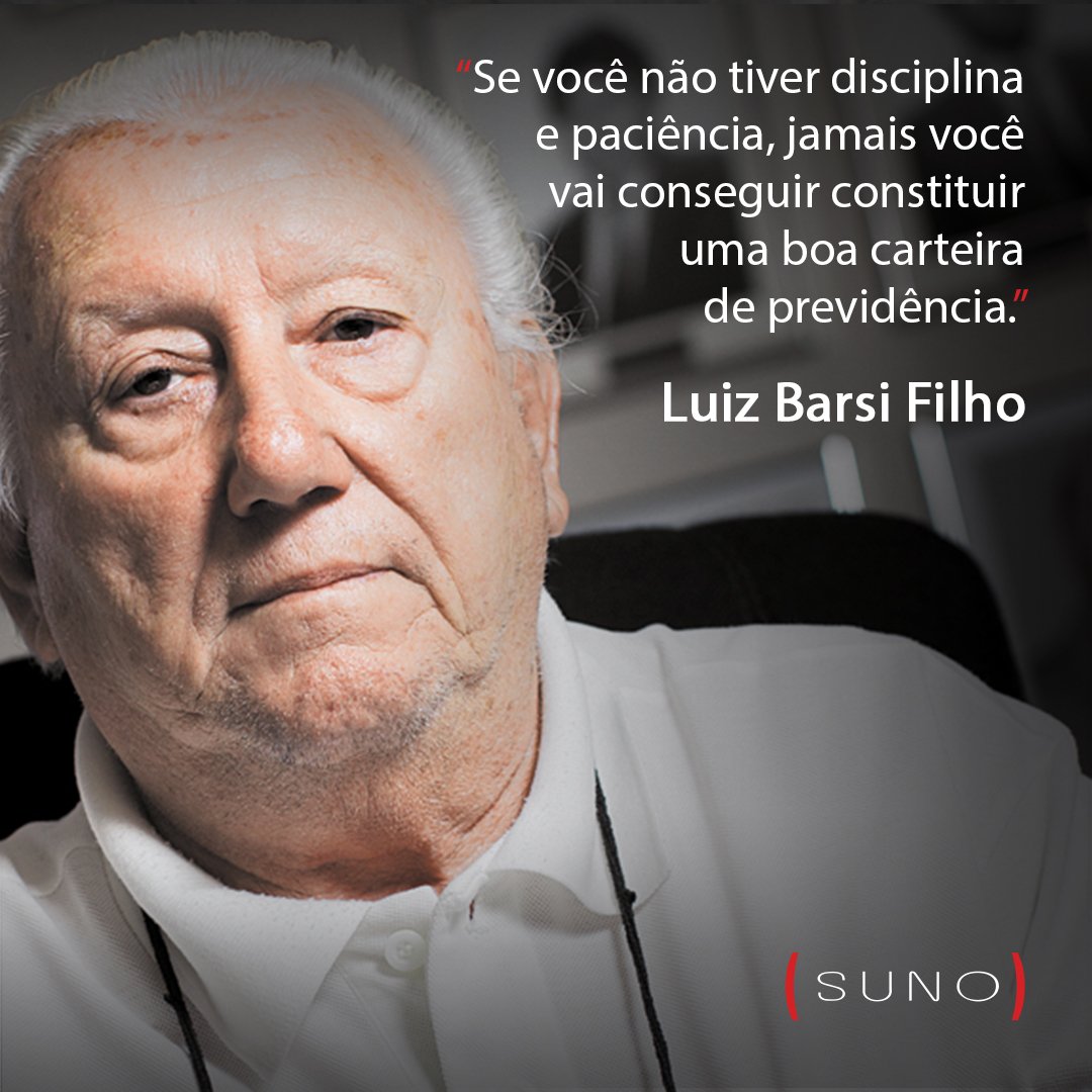 sunoresearch's tweet photo. Luis Barsi Filho é um dos maiores investidores de pessoa física no Brasil. Segundo ele, quem tem a capacidade de administrar o seu ego para não gastar todo seu dinheiro comprando produtos que supérfluos, certamente um dia ficará rico. #SunoResearch #SunoFrases #LuisBarsi https://t.co/OQJlVUwhHm