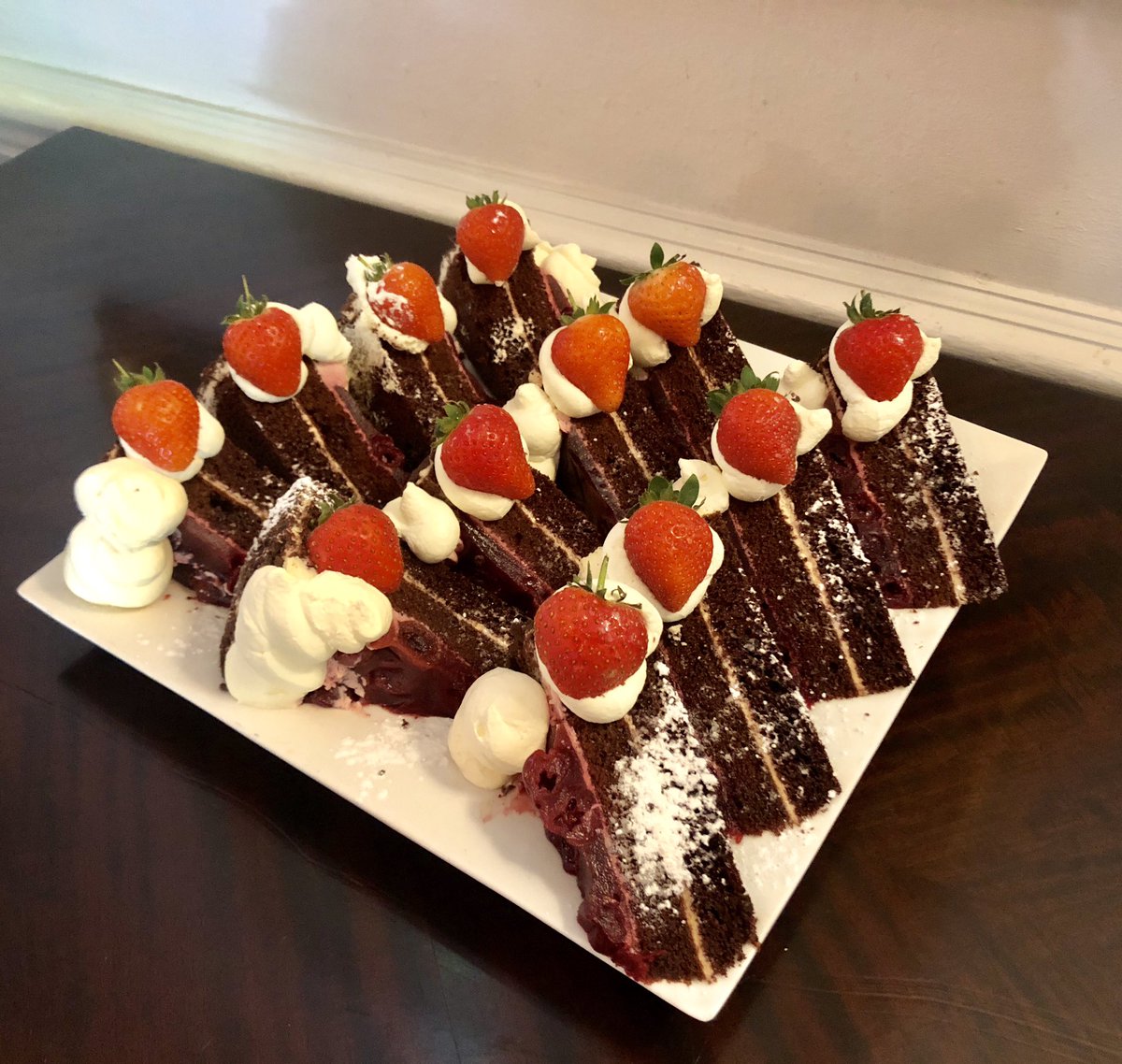 Conference dessert today, Black Forest Gateau #meetings #lancashire