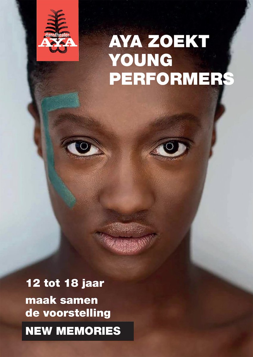 AYA zoekt Young Performers (12 - 18 jaar) om samen de voorstelling New Memories te maken. Meld je aan voor 29 oktober! 
aya.nl/educatie/aya-y…

foto: Denis Mutlu
