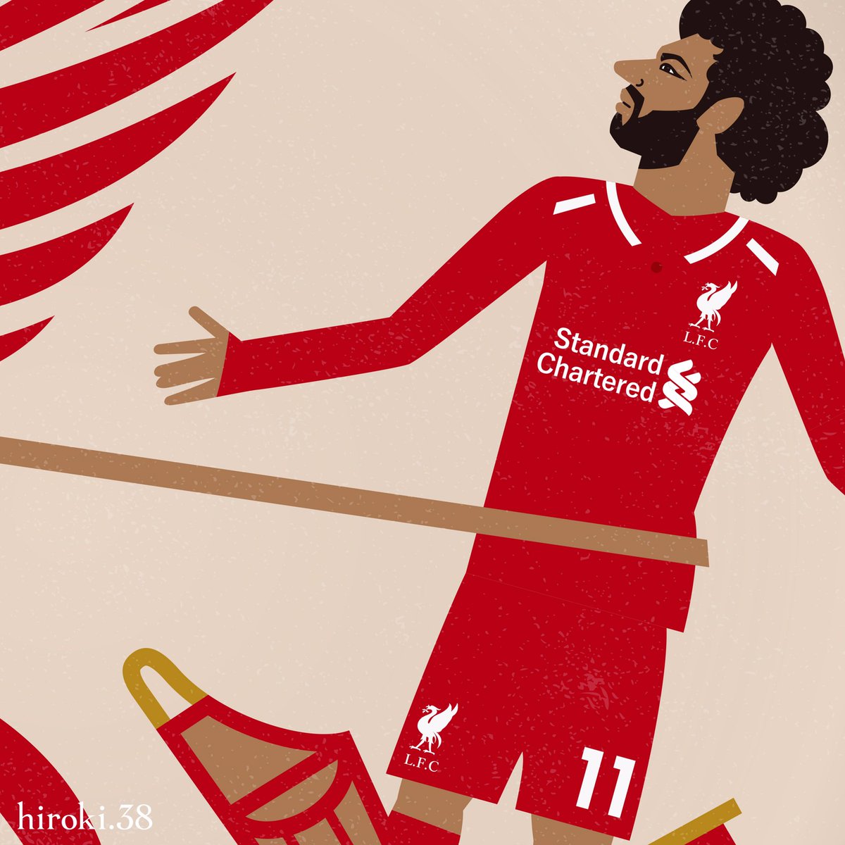 Hiroki 38 いつも締切ギリギリで入稿して うっかり告知するのを忘れてしまいがちですが 今回も 10月12日 金 発売の ワールドサッカーキング11月号 にて リヴァプールをテーマにイラストを描かせて頂いています ぜひぜひー Woridsoccerking