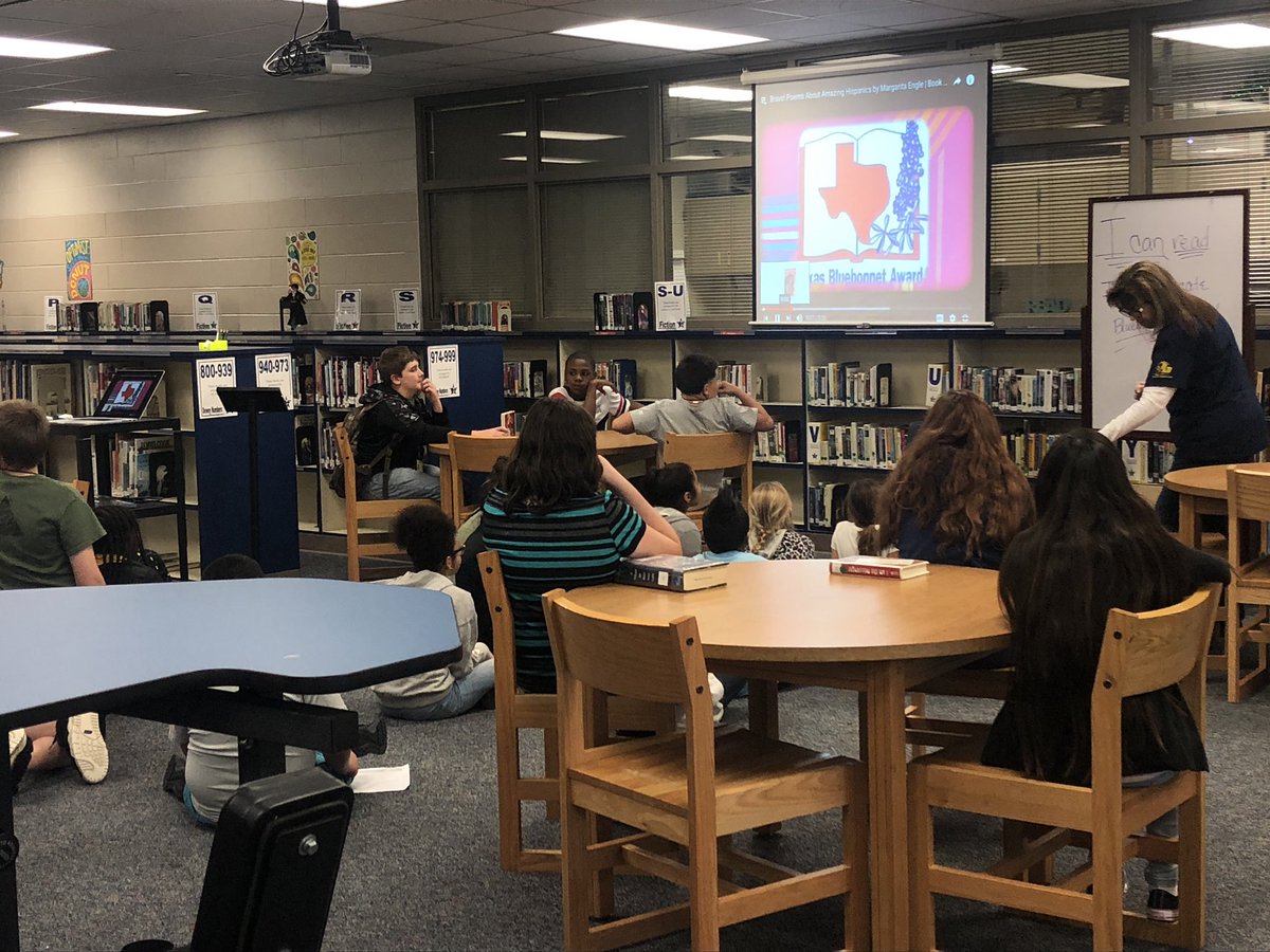 BISD_Libraries's tweet image. Busy! Busy! Busy! There’s #NeverADullMoment in the @Rayburn_BISD #RaiderLibrary! #Classes #BookClubs #TexasBluebonnetAwardBooks #LibraryPatrons #Readers #LibrariesAreClassrooms @BryanISD @BISD_ITech #EncourageTheHeart #TellTheStory