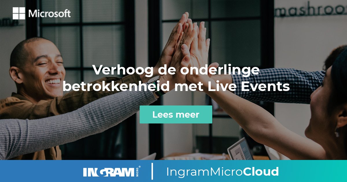 Ingram Micro Cloud - Benelux tweet media