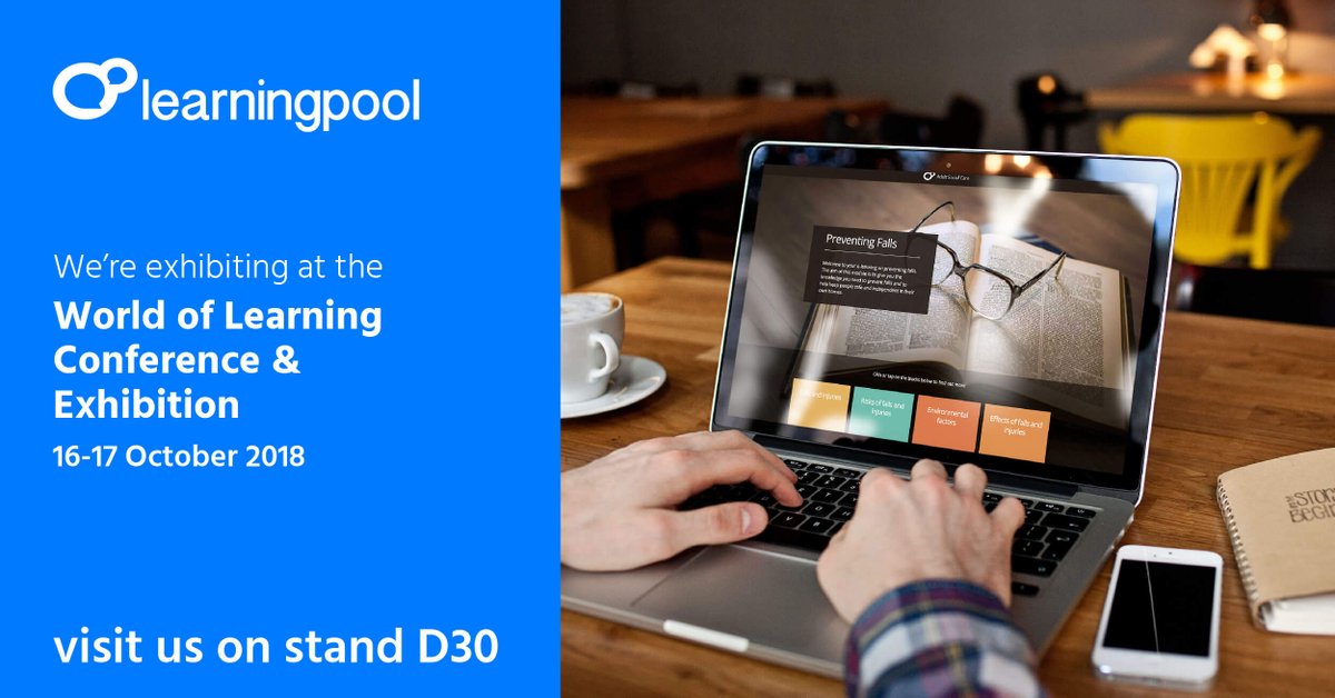 LearningPool's tweet photo. We're excited to be exhibiting at #WOL18 next week - drop by #standD30 for a chat with our friendly team @Learn_EventsUK #LearningPool https://t.co/7y7Ni83trK