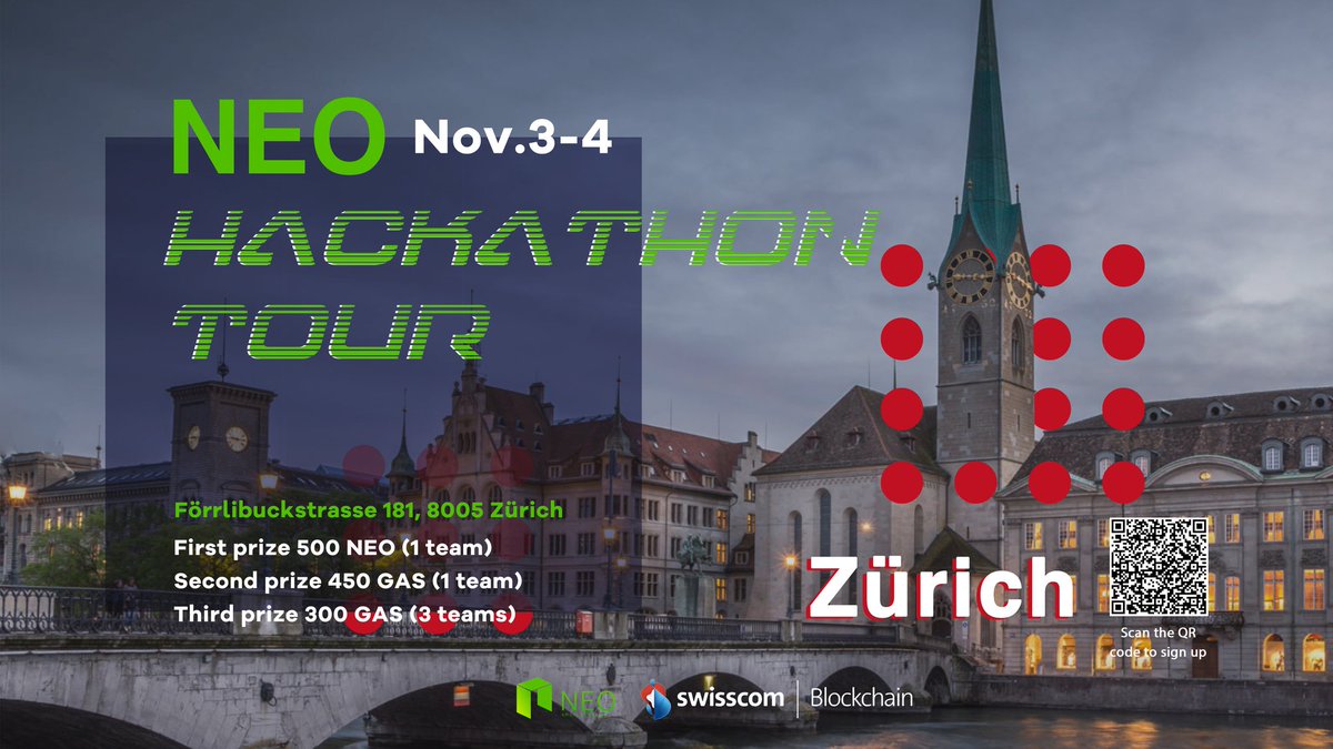 I will be the judge in one of the three NEO hackathons. See you there!

Rotterdam &amp; Delft: neo.org/event/details/…
Berlin: neo.org/event/details/…
Zurich: neo.org/event/details/…