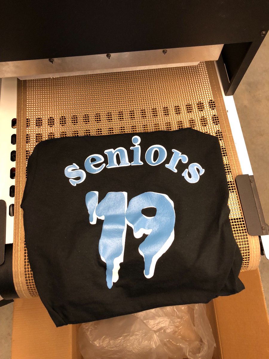 Senior shirts are on the press! @mrsminiumteach
