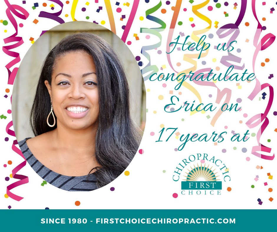 FirstChoiceA2's tweet image. We appreciate all she does for our clients and our team! And we're not the only ones who think she's amazing...did you know that Erica was named Chiropractic Assistant of the Year by the Michigan Association of Chiropractors? Erica ROCKS!