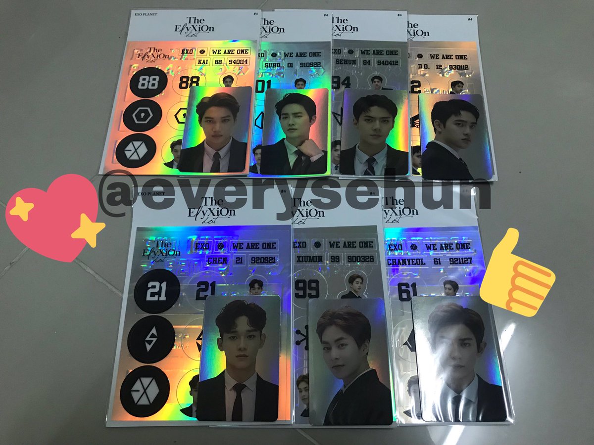 Just Smile On Twitter พรอมสง Exo The Elyxion Dot Deco Sticker