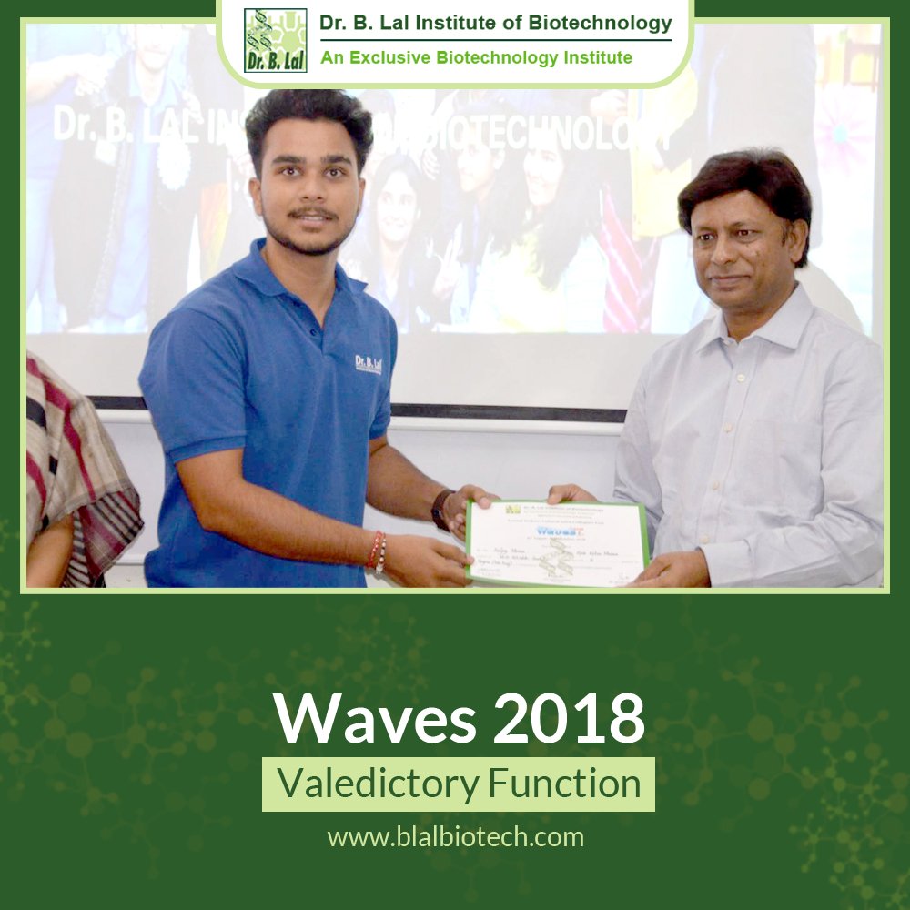 blalbiotech's tweet photo. The Valedictory function of WAVES 2018 organized at BIBT. Around 200 students participated in a three day fest. Students were felicitated from the dignitaries for their excellence in different cultural and sports activities.
#Waves #Waves2018 #Valedictory #Biotechnology #Jaipur https://t.co/8RQgPWUsKl