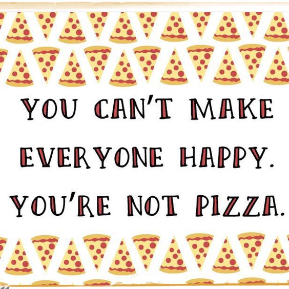 we're here to make you very happy!!  We're offering 2-4-1 Pizzas Today! #PizzaParty 🍕🍕