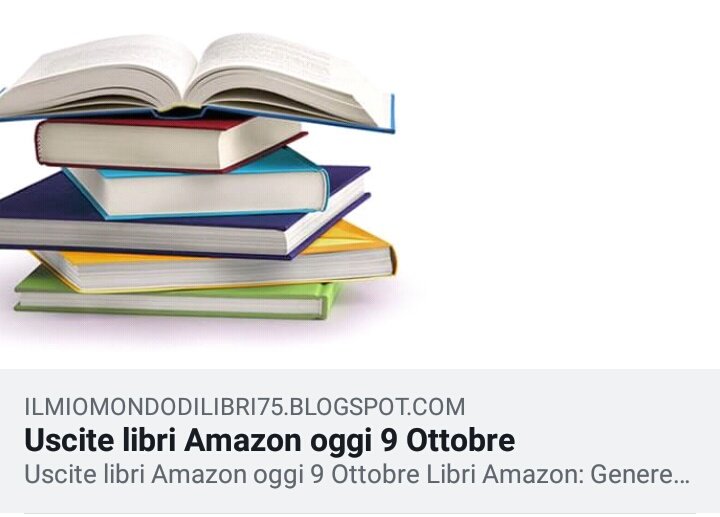 CassoneEmanuela's tweet photo. #9ottobre #libri #Amazon #blogpersonale📚 #CasaLettori
Cari lettori, oggi varie case editrici ci deliziano di nuove uscite. Venite con me a dare un'occhiata? 😉
@DreamspinnerIT @RizzoliLibri
@TriskellEdiz @DeAPlanetaLibri @CasaLettori @trottolaveloce
https://t.co/gHZdUE7sIx https://t.co/NDolnGuzRn