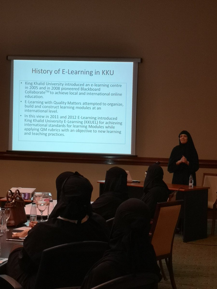 nc3_2018's tweet photo. #Now
Session B: Quality and Accreditation
Session Chair: Dr. Sameera Abar

“Implementation of Quality Matters Standards on Blended Courses in Learning Paradigm "
Arshi Naim and Raja Abdur Satter
#NC3
#NC3_2018
#KKU 
#المؤتمر_الوطني_الثالث_لكليات_الحاسب
#جامعة_الملك_خالد https://t.co/3bv8UN1E22