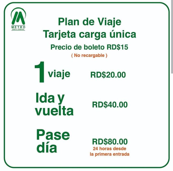 Metro de Santo Domingo on Twitter: Metro de Santo Domingo on Twitter: