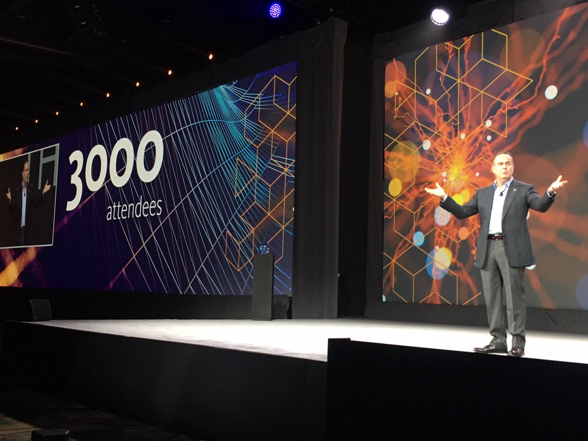 During #SitecoreSYM this year, we have 3,000 attendees – our biggest ever - from a number of countries.