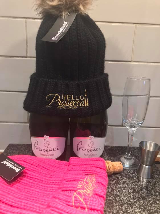 So we have some super cool brand new #HelloProsecco #merchandise to show off! #hats #autumn In fact we love them sooo much we've decided to run a little face book #COMPETITIONTIME ! Pop over to our Facebook page and give it a like, then simply tell us what colour you want :)
