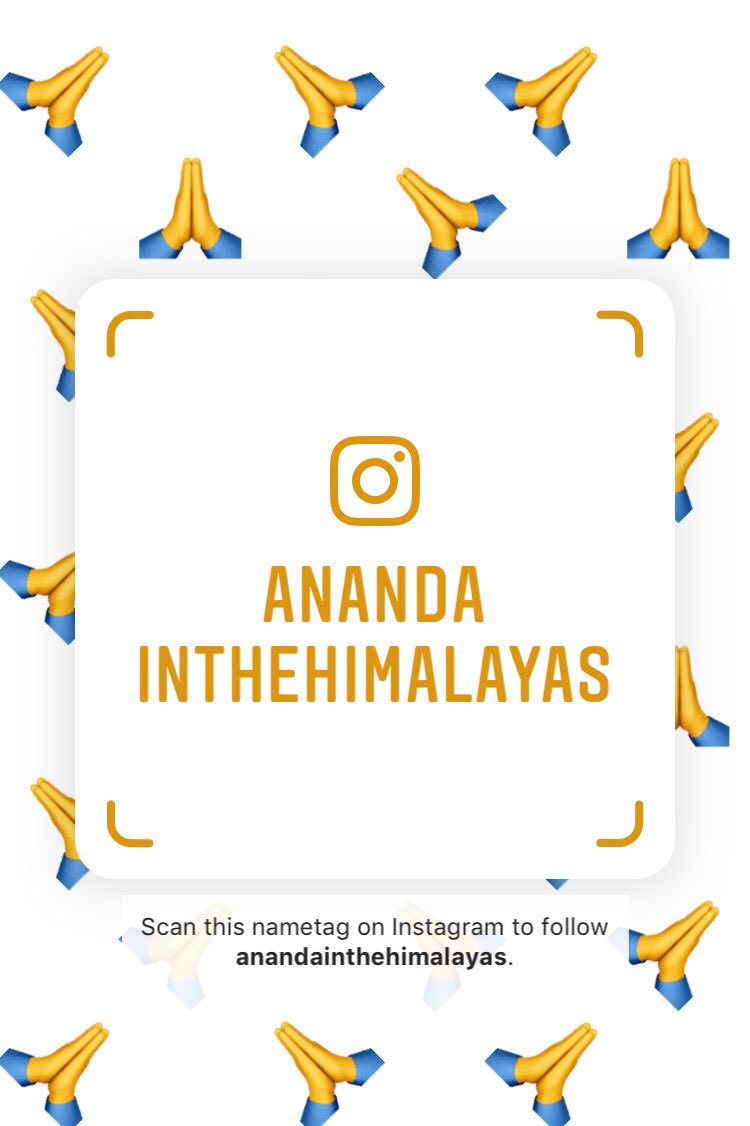 Join Head of Yoga Sandeep Agarwalla tomorrow on our Instagram handle (scan it below) talking about mental health and how to overcome issues related to it. #WorldMentalHealthDay2018 #anandawayoflife