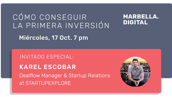 Participa en la comunidad #MarbellaDigital uniéndote a nuestro próximo evento:
Cómo conseguir tu primera inversión
📆 Miércoles 17 octubre / 19h
📍 Vivero de Empresas de Marbella
✏️Inscríbete!   
meetup.com/es-ES/Marbella…