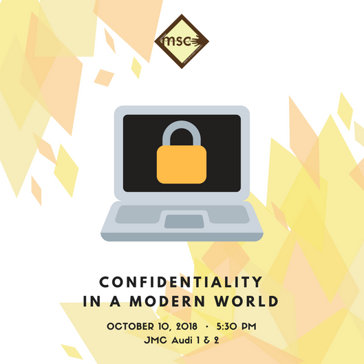 uermmsc's tweet photo. Join the MSC and find out at the Confidentiality in the Modern World talk this Wednesday, 5:30 pm at JMC 1.
There will also be free ice cream at the UERM Hospital for all tomorrow at 12:00NN.
#ModernDoctors
#MedWeek2018 https://t.co/PtR2ipddog