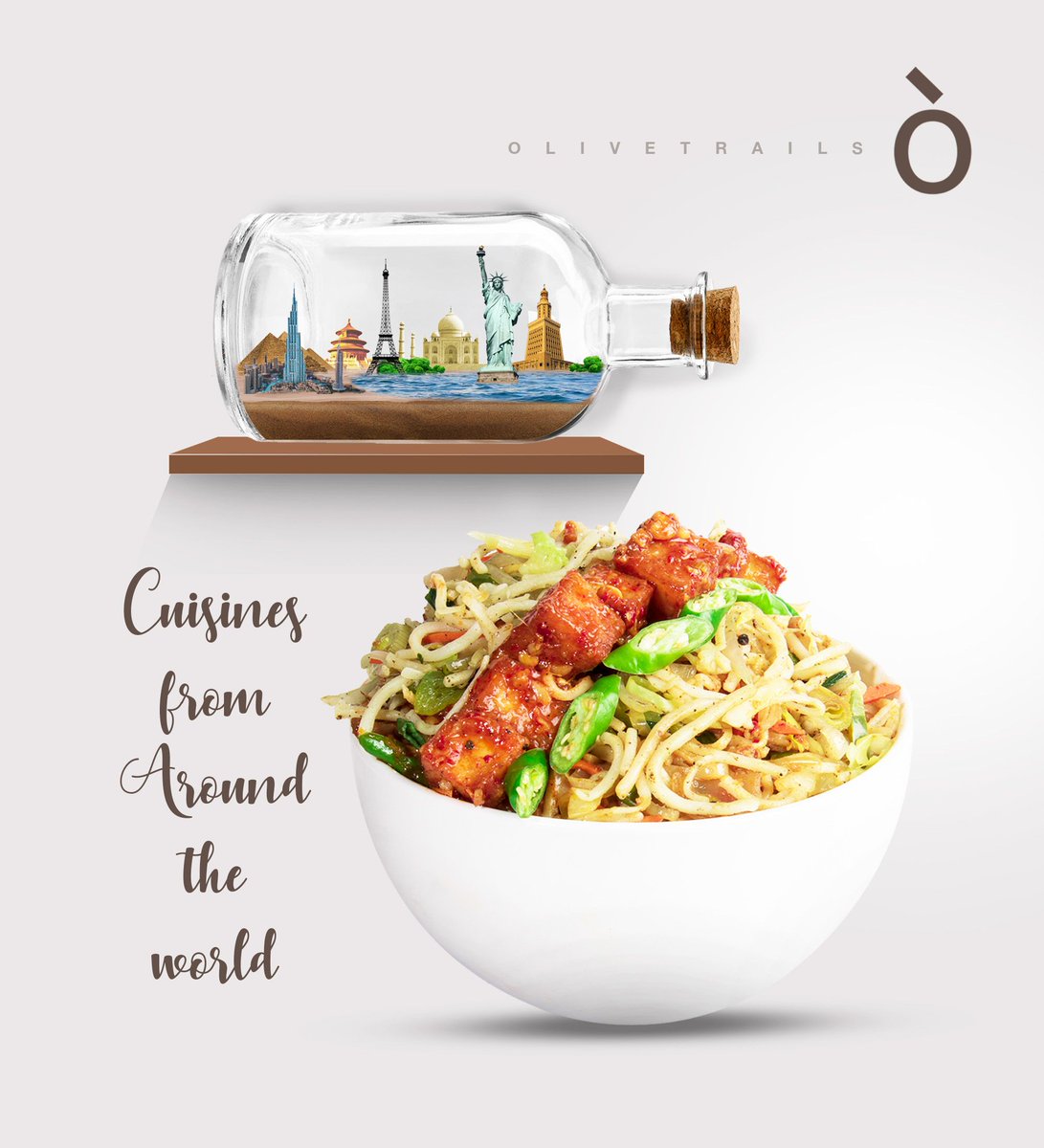 OliveTrails's tweet photo. Craving for some International cuisine? We got you covered!⠀
You can order some palatable cuisine from around the world.⠀
⠀
Order now from https://t.co/VrEyK3rwhx or from @faasos
#CuisinesFromAroundTheWorld #WeeklyChangingMenu #FreshestIngredients #InternationalDelicacies https://t.co/XT64mO24Vz