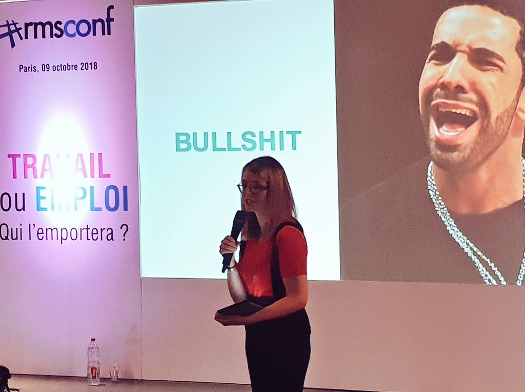 Be_Shaker's tweet photo. @Alexcauchard répond à la question "Intrapreneuriat : bullshit ou création de valeur ?" En live de #rmsconf2018 https://t.co/8AuQ2aUPD0