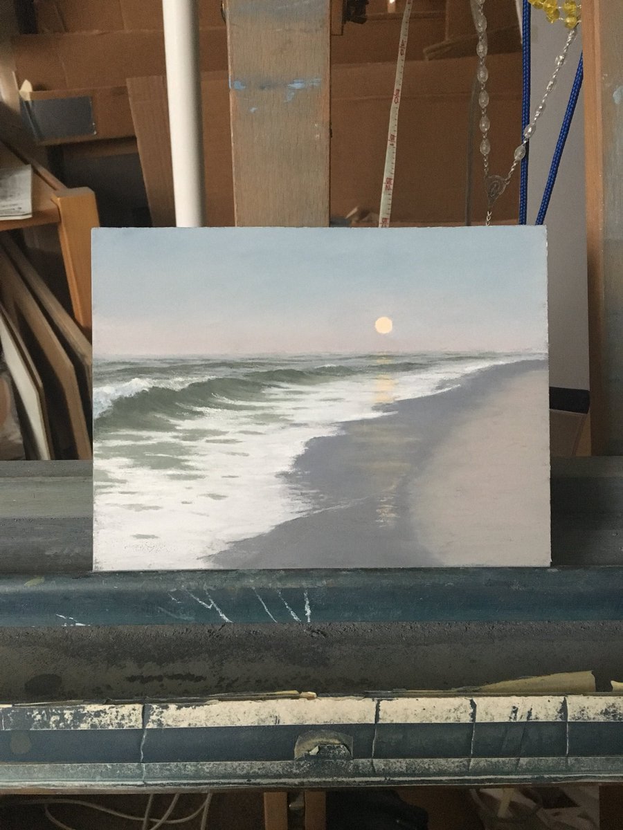 Maybe this one’s done...?
#seascapes #wavepaintings #beach #beachpaintings #pastel #pastelpaintings #fineart #coastalpaintings