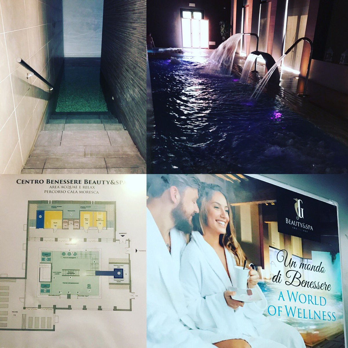 Ciao! @GeovillageHotel Sport and Wellness Resort Always ‘researching’ Spa wherever we may be - best way to end our trip #spadesign #italy #spatreatments #wellness #refexologywalk #hydrotherapy #plunge #cryotherapy #thermotherapy #contrasttherapy #italy #spaeducationacademy
