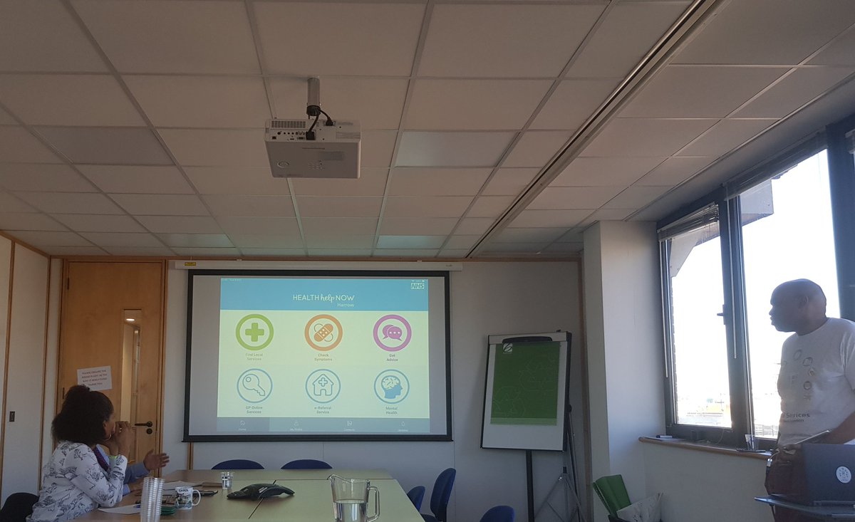 DigiCitizenNWL's tweet photo. Digital Citizen training session under way at @NHSHarrowCCG  today. @NHSKwesi @iamSaira @NWLInformatics https://t.co/RqeohlxF9p
