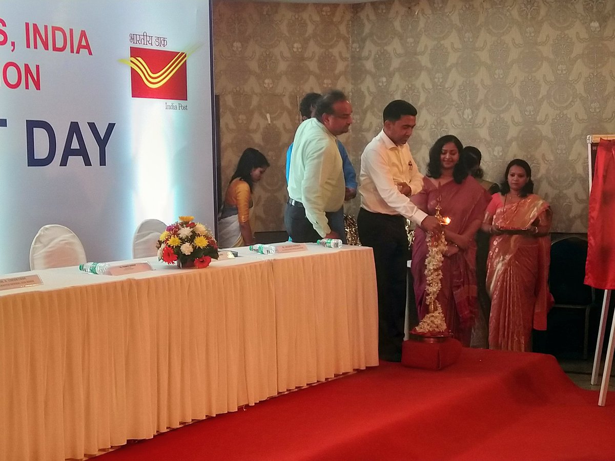 seanadevent's tweet photo. .@podivdop Department of Posts, India - Goa Postal Division celebrates #WorldPostDay at Club Tennis de Gaspar Dias, Miramar, on 9th October 2018. Event Management by @seanadevent ! https://t.co/XyjGADMQM0