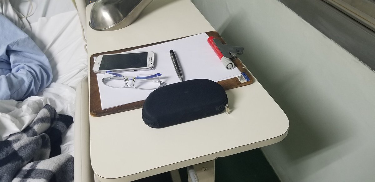 IvensGiacomassi's tweet photo. Non-pharmacological actions to prevent #delirium in an ICU patient with mechanical ventilation and no sedation. Clipboard, pen and cellphone for communication, glasses to interact better, independence to urinate and #ICUrehab.
@iDelirium_Aware @fedescarini @robertaevcastro https://t.co/4PkPVuB2Ou