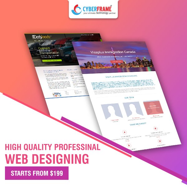 Cyberframeca's tweet image. Are you looking for the best interactive professional web designers in your business? We have the team of professional designer that provide you best services! Visit our website!!
goo.gl/GhyJKZ

#WebDesigining #BusinessServices #designers #Ontario #WebDesigners