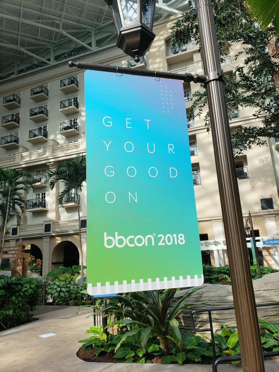 All day. Everyday. #bbcon #bbcon2018 #bethegoodintheworld