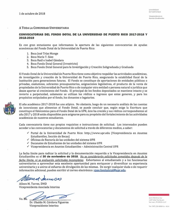 UPR_Oficial's tweet photo. ¡Solicita las becas disponibles ya! https://t.co/S3g8tzPOoK