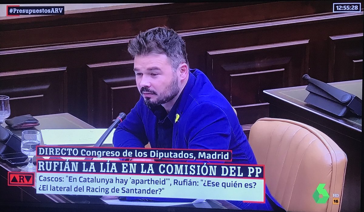 josemaholgado's tweet photo. Uno de los diez fundadores de la Primera División ESPAÑOLA, en la que ha jugado 44 temporadas. Ese es el Real Racing Club que usted @gabrielrufian menciona desde su ignorancia. Y por cierto, apartheid es lo que usted y los suyos hacen en su región, que no país. https://t.co/FmSdsD57d3