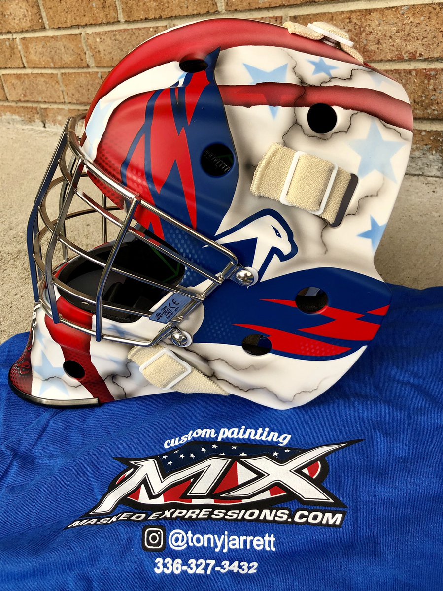 tonyjarrett67's tweet photo. #unclesamgoaliemask #usahockey #Jrwashingtoncapitals #maskedexpressions #tonyjarrett https://t.co/hhzstTHeNz