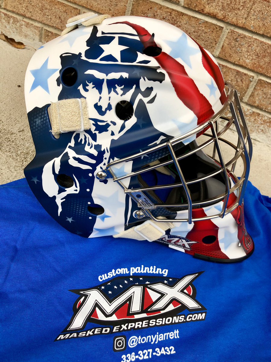 tonyjarrett67's tweet photo. #unclesamgoaliemask #usahockey #Jrwashingtoncapitals #maskedexpressions #tonyjarrett https://t.co/hhzstTHeNz