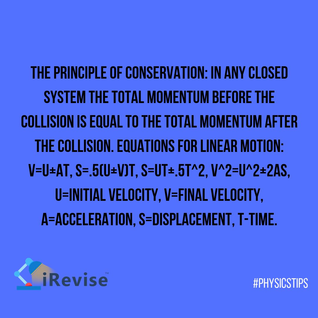 iRevise_Ireland's tweet image. #PhysicsTips week continues.