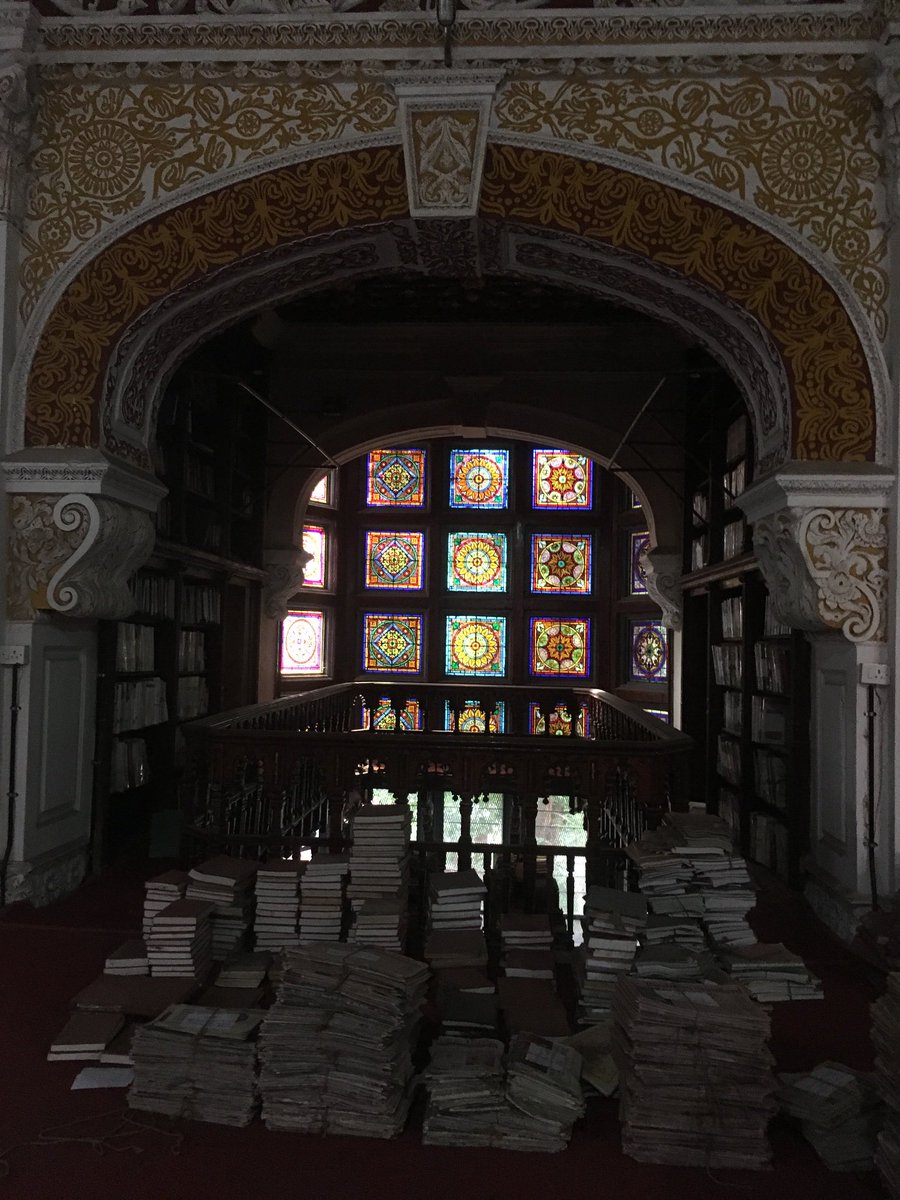 Nikitavs's tweet image. #ConnemaraPublicLibrary, a 121-year-old library in #Chennai is a treasure house of #rarebooks including Hieronymus Strido, a latin book on Saint Jerome (1553), The Refutatio, a latin translation of Koran (1698) and Maps and paintings of India sent to Queen Victoria.