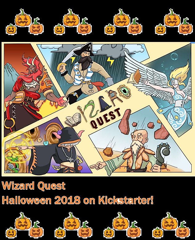 Mark your calendar, Wizard Quest will launch on Kickstarter this Halloween! <a href="/Kickstarter/">Kickstarter</a> @BestofKickstart @ksboardgames <a href="/thefathergeek/">Father Geek</a> <a href="/Tantrum_House/">Tantrum House</a> #WizardQuest