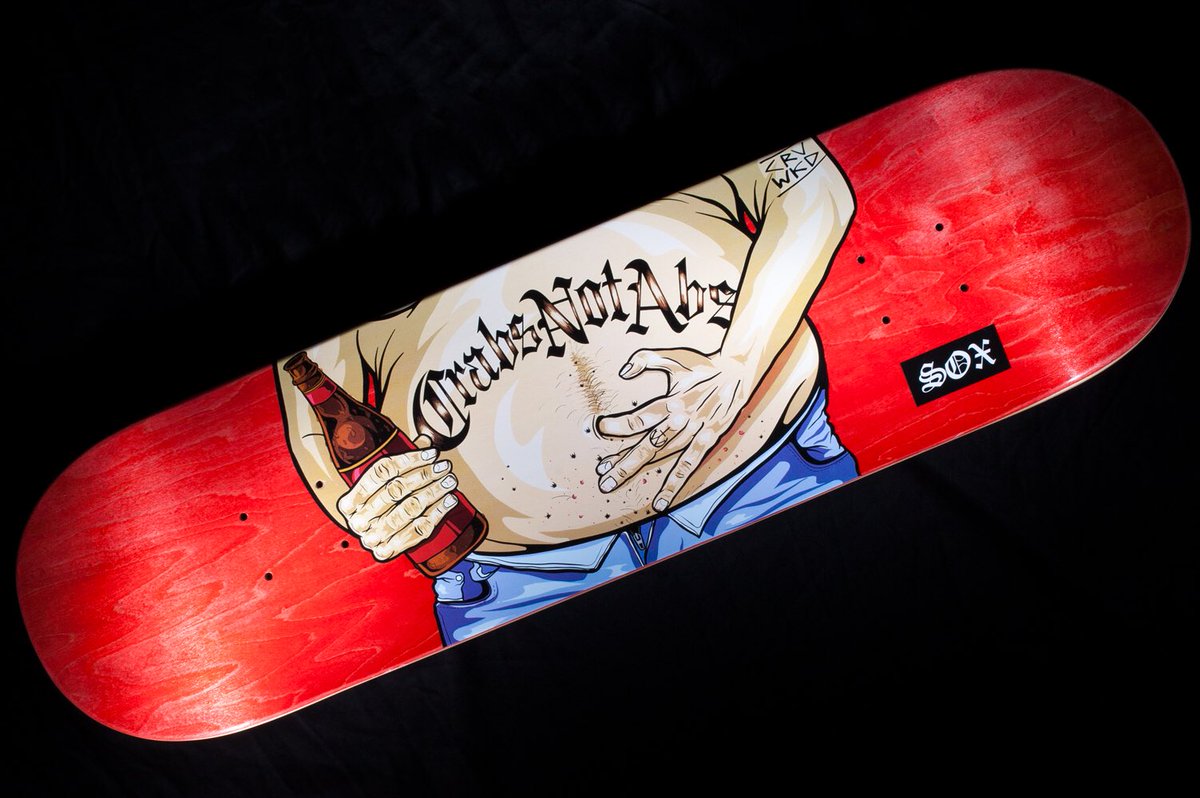 Carve wicked (@carvewicked) on Twitter photo SOX’s Crab Not Abs 8.5 board is available across Europe now, as well as on <a href="/ShinerDist/">Shiner Skateboards</a>'s B2B! Get your <a href="/carvewicked/">Carve wicked</a> wood now! #CarveWicked #CRVWKD #CarveOnBrothers SOX’s Crab Not Abs 8.5 board is available across Europe now, as well as on <a href="/ShinerDist/">Shiner Skateboards</a>'s B2B! Get your <a href="/carvewicked/">Carve wicked</a> wood now! #CarveWicked #CRVWKD #CarveOnBrothers