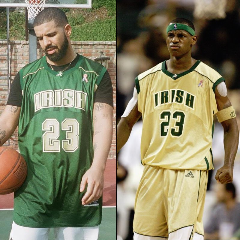 lebron st vincent st mary jersey